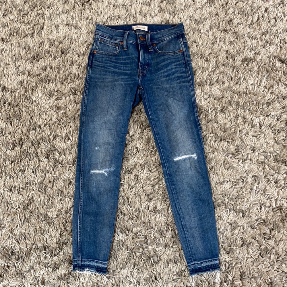 👖 Madewell 9” High-Rise Skinny Jeans 25P 👖